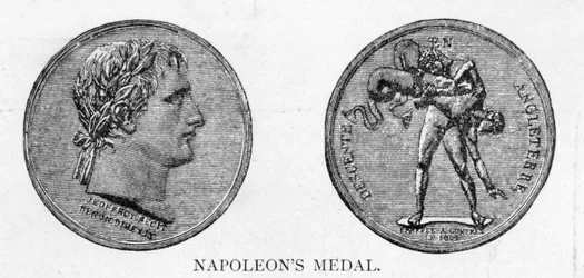 Medaille, die von Napoleon für eine erfolgreiche Invasion Englands 1804 bestellt wurde